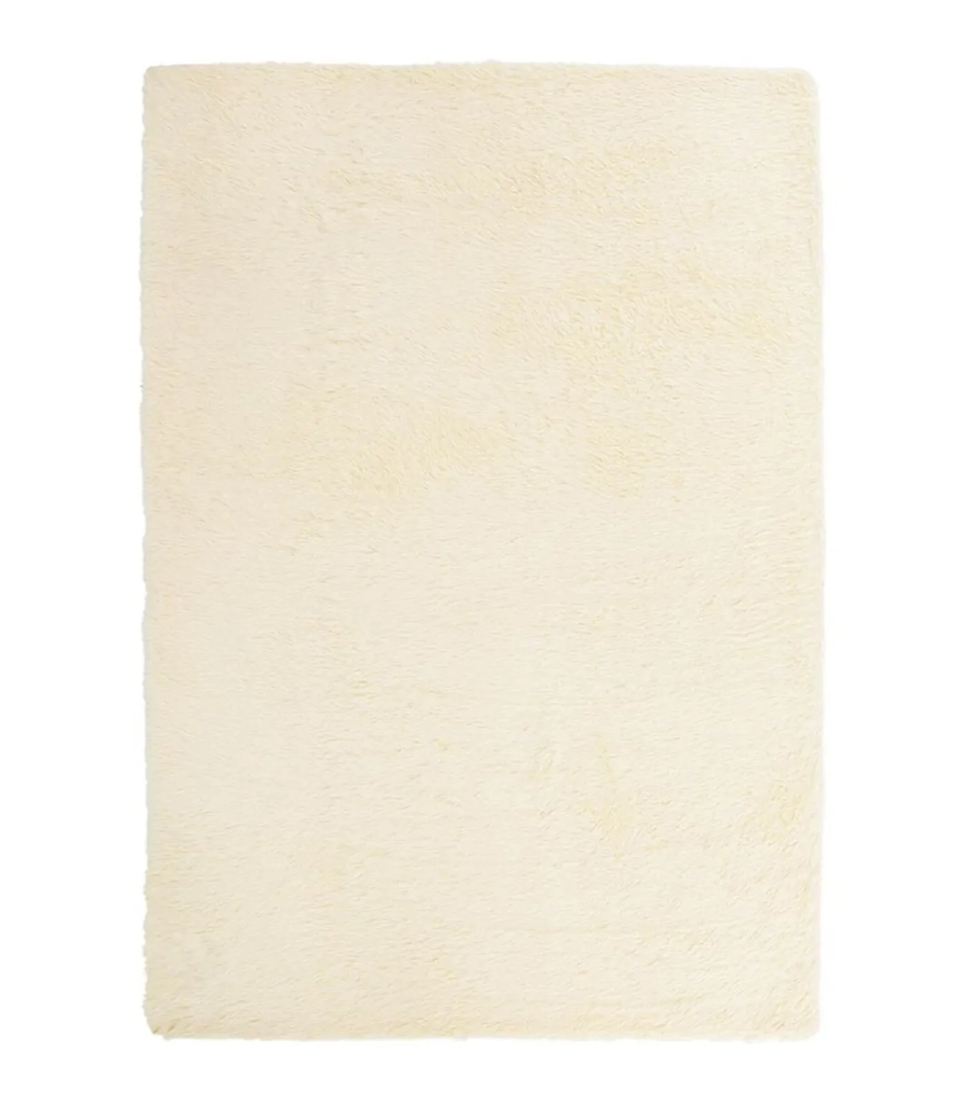 Hoogpolig vloerkleed NAVARRA 160x230 cm polyester crèmekleurig Tapijten