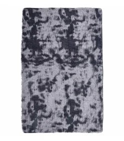 Clearance Hoogpolig vloerkleed NAVARRA 130x200 cm polyester donkergrijs Tapijten