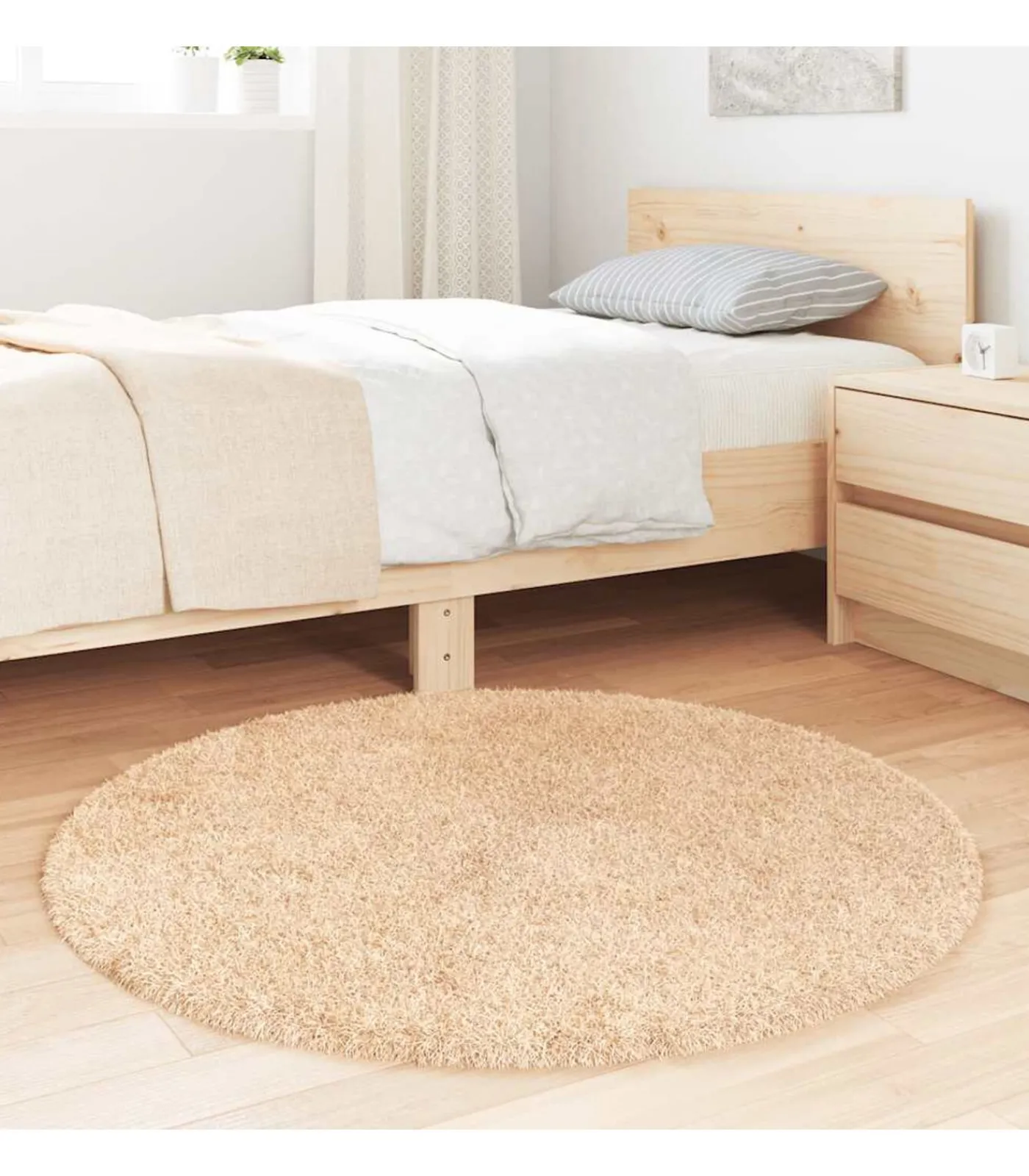 Best Hoogpolig vloerkleed NAVARRA 100x100 cm polyester Tapijten