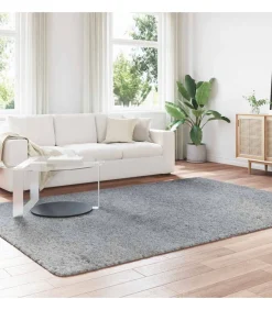 Hot Hoogpolig vloerkleed NAVARRA 200x290 cm polyester lichtgrijs Tapijten