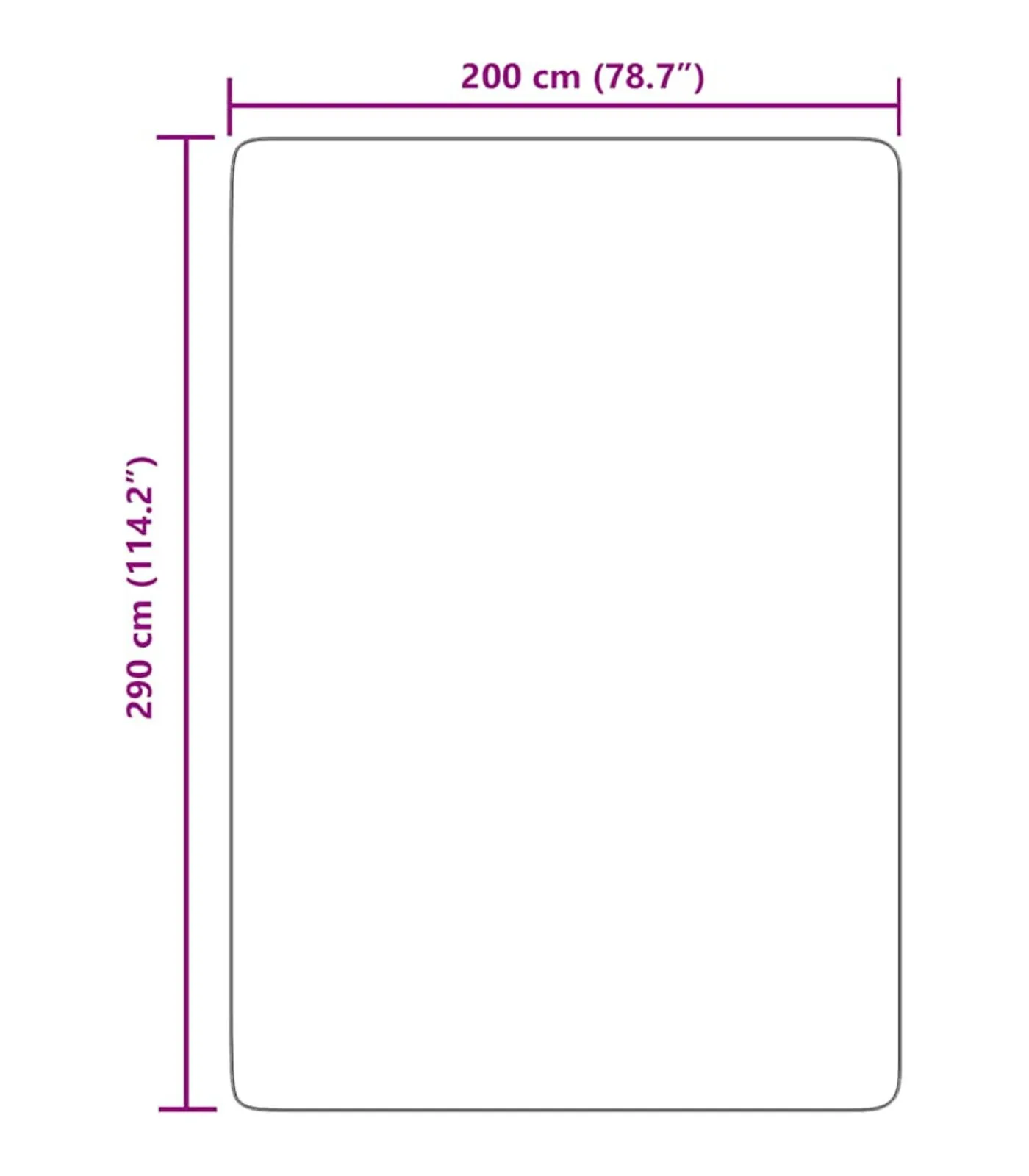 Hot Hoogpolig vloerkleed NAVARRA 200x290 cm polyester lichtgrijs Tapijten