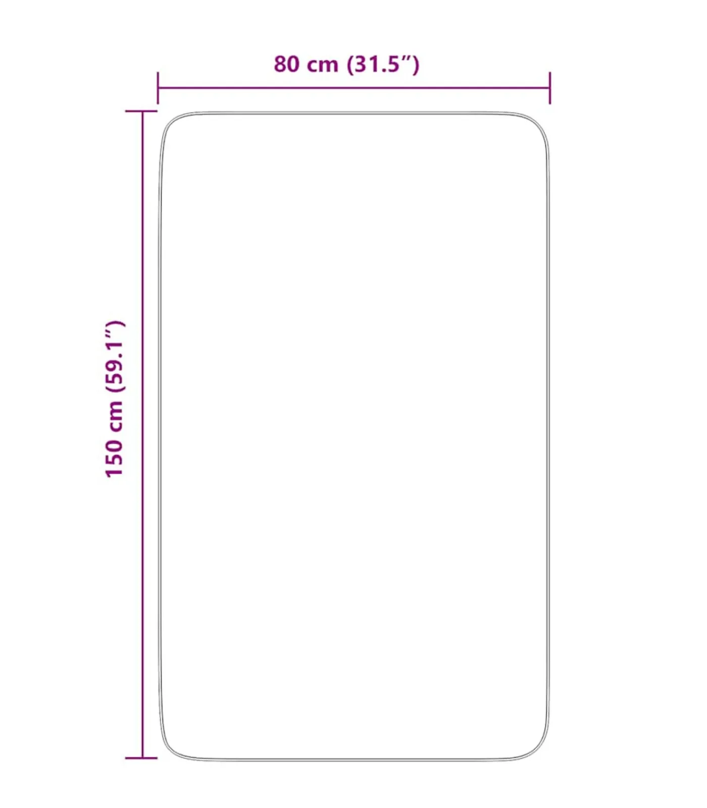 Discount Hoogpolig vloerkleed NAVARRA 80x150 cm polyester stoffig roze Tapijten