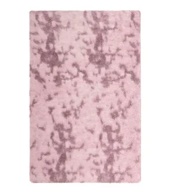 Discount Hoogpolig vloerkleed NAVARRA 130x200 cm polyester stoffig roze Tapijten