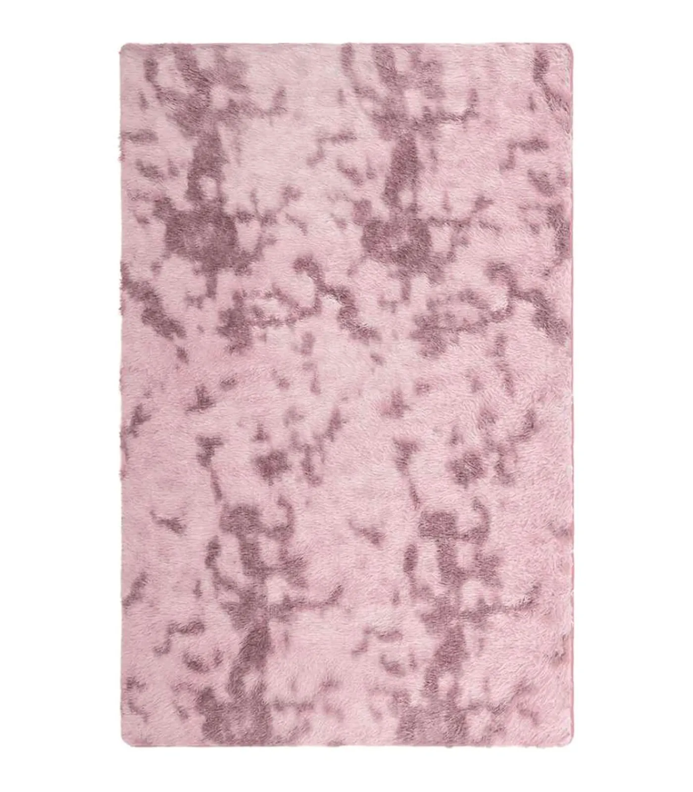 Discount Hoogpolig vloerkleed NAVARRA 130x200 cm polyester stoffig roze Tapijten