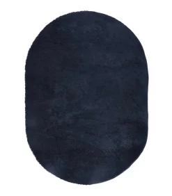 Best Hoogpolig vloerkleed NAVARRA 300x200 cm polyester marineblauw Tapijten