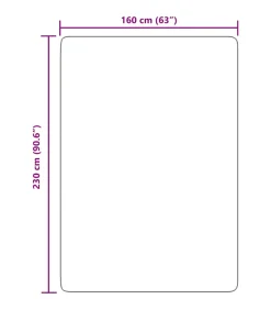 Hot Hoogpolig vloerkleed NAVARRA 160x230 cm polyester Tapijten