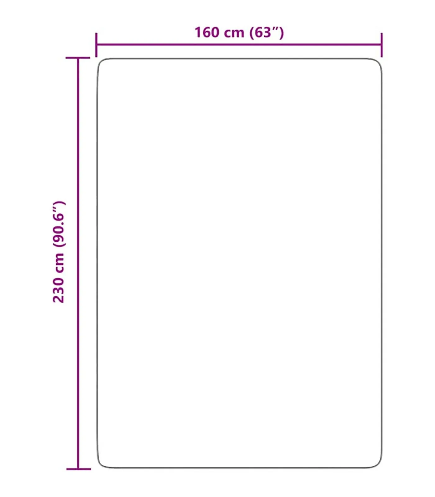 Hot Hoogpolig vloerkleed NAVARRA 160x230 cm polyester Tapijten