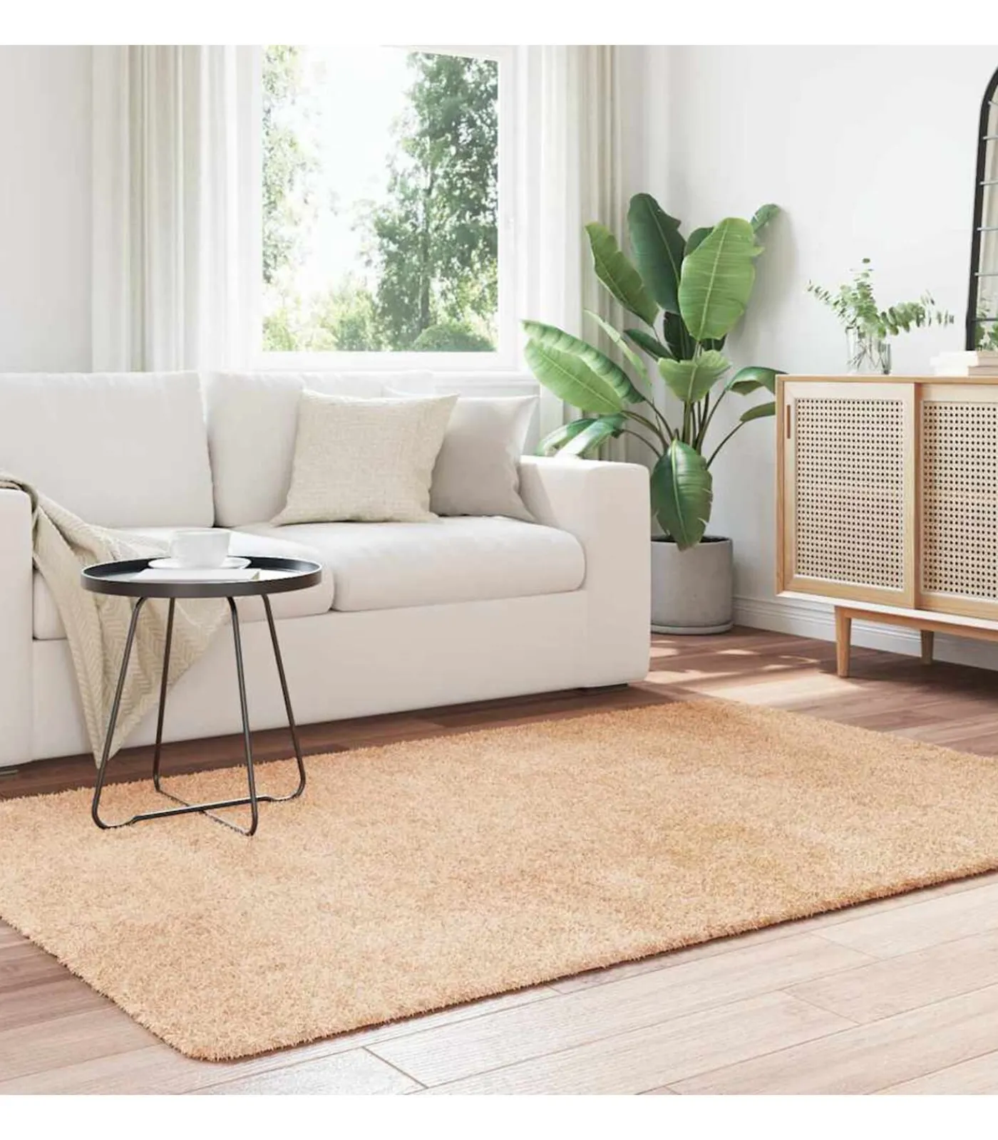 Online Hoogpolig vloerkleed NAVARRA 130x200 cm polyester Tapijten