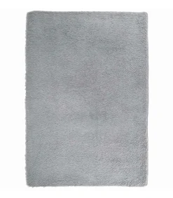 Best Hoogpolig vloerkleed NAVARRA 160x230 cm polyester lichtgrijs Tapijten