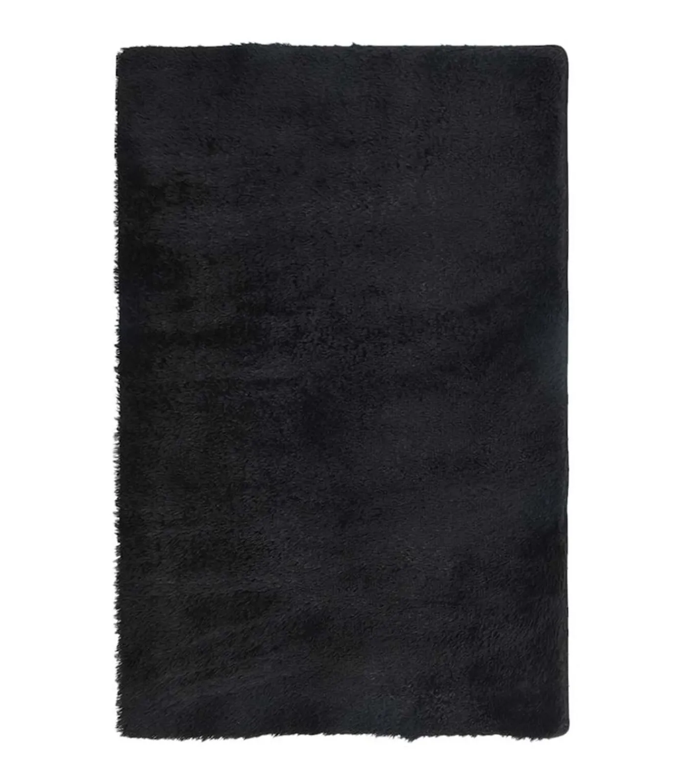 Online Hoogpolig vloerkleed NAVARRA 130x200 cm polyester zwart Tapijten