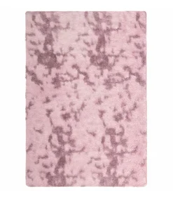 Sale Hoogpolig vloerkleed NAVARRA 200x290 cm polyester stoffig roze Tapijten
