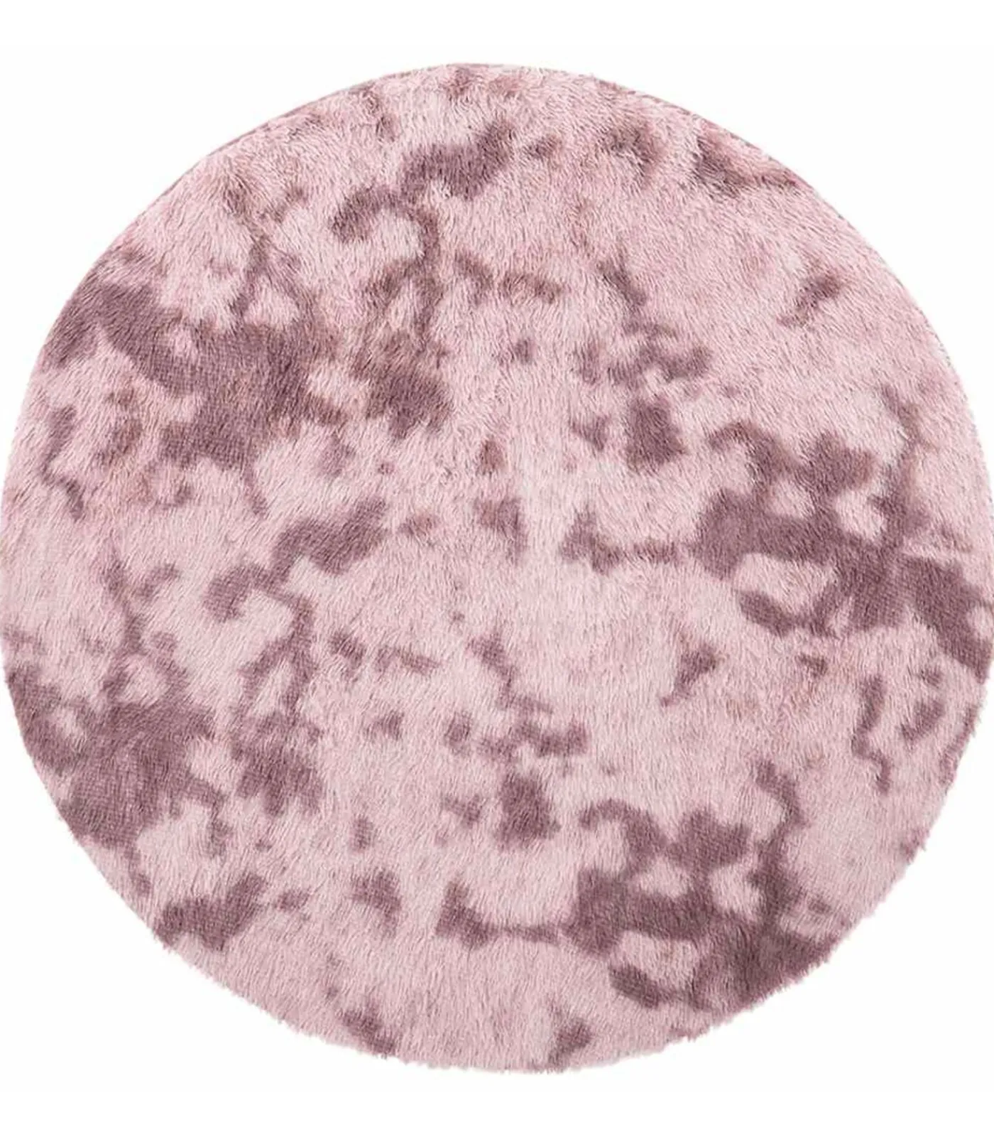 Hot Hoogpolig vloerkleed NAVARRA 240x240 cm polyester stoffig roze Tapijten