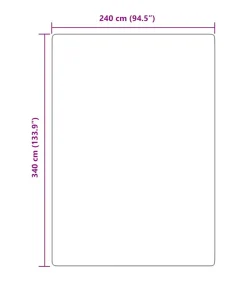 Online Hoogpolig vloerkleed NAVARRA 240x340 cm polyester Tapijten