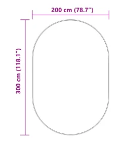 Best Hoogpolig vloerkleed NAVARRA 300x200 cm polyester zilvergrijs Tapijten