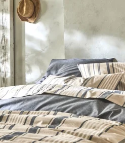 New HORIZON Indigo - Laken Gerecycled draad Lakens