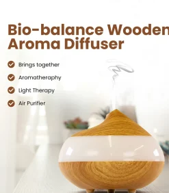 Sale Houten Aromadiffuser Transparant Paneel [USB] Kaarsen & Kaarshouders