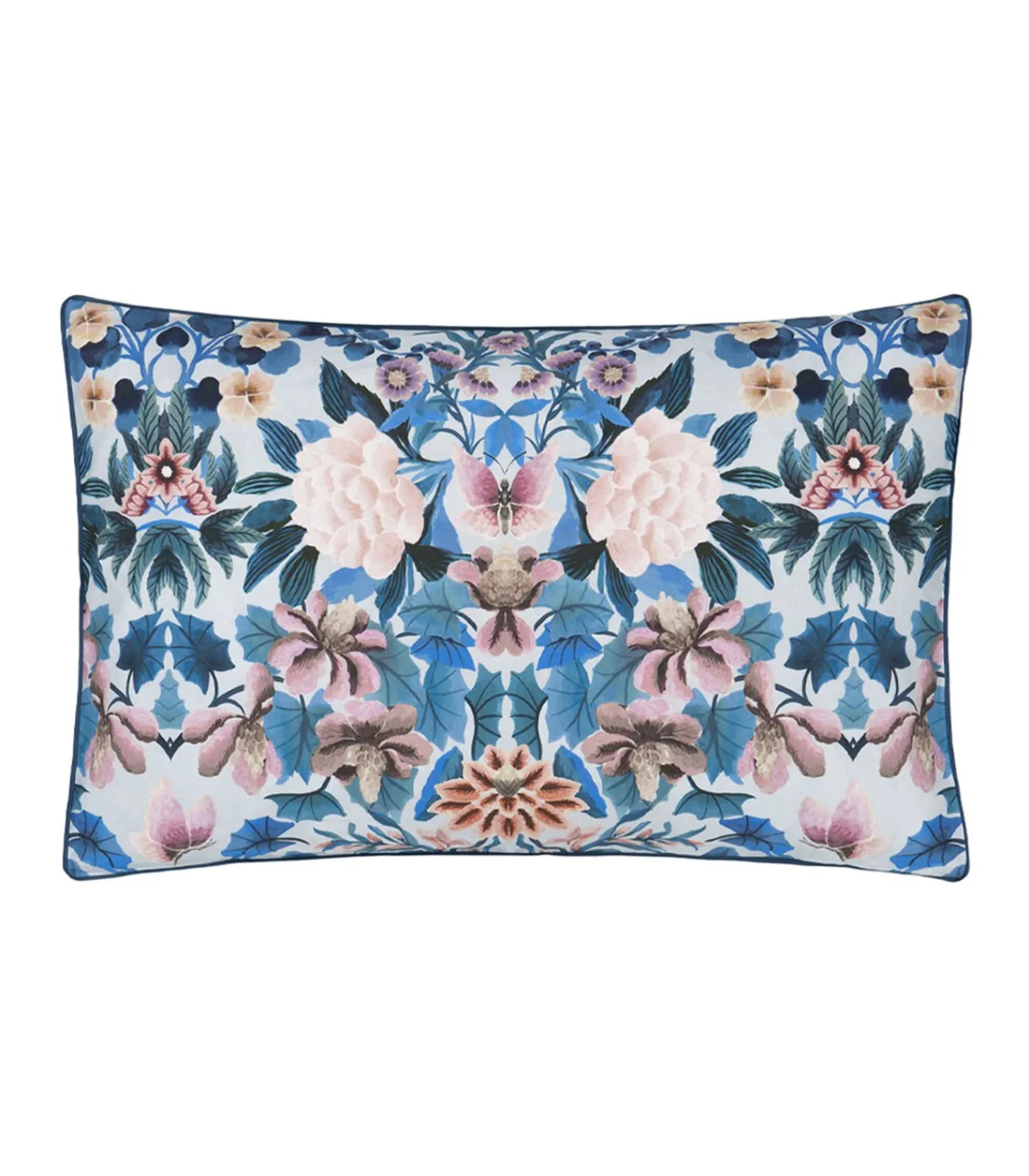 Hot Ikebana Damask - Kussensloop in katoen perkal met print Kussenslopen