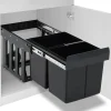 New Inbouwprullenbak uittrekbaar soft-close 36 L Manden En Bakken