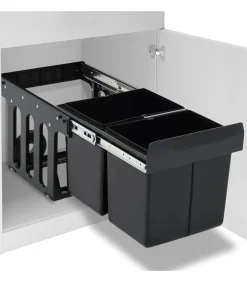 New Inbouwprullenbak uittrekbaar soft-close 36 L Manden En Bakken