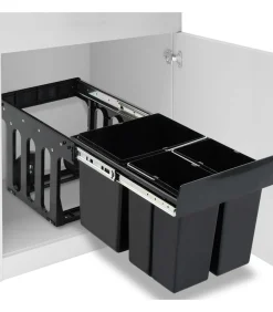 Clearance Inbouwprullenbak uittrekbaar soft-close 48 L Manden En Bakken