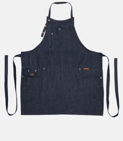 Clearance Indigo jeans - Barbecue- of keukenschort - 5 zakken - Denim blauw Keuken- & Tafellinnen