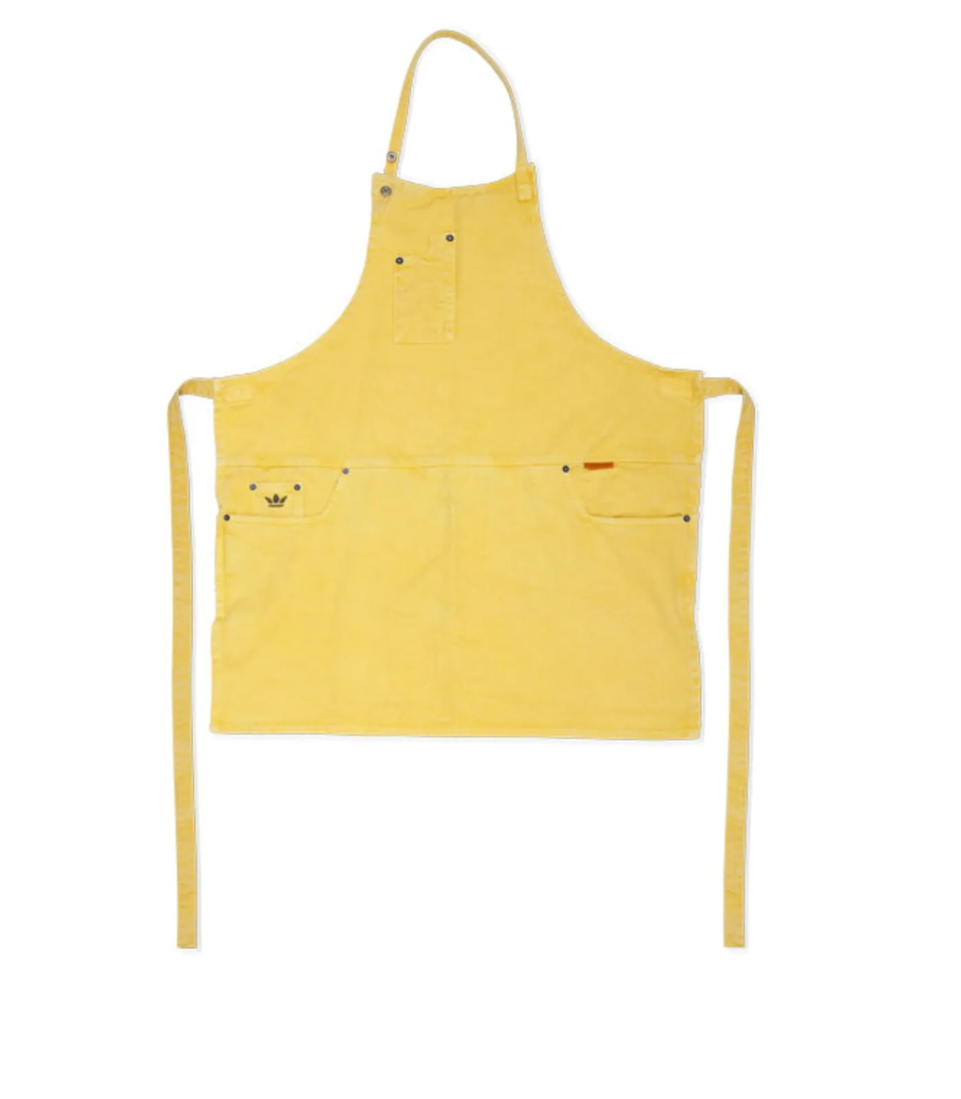 Online Indigo jeans - Barbecue- of keukenschort - 5 zakken - Geel Keuken- & Tafellinnen