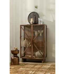 Online Indre Vaas - Aluminium - Bruin - 36x18x16 Vazen