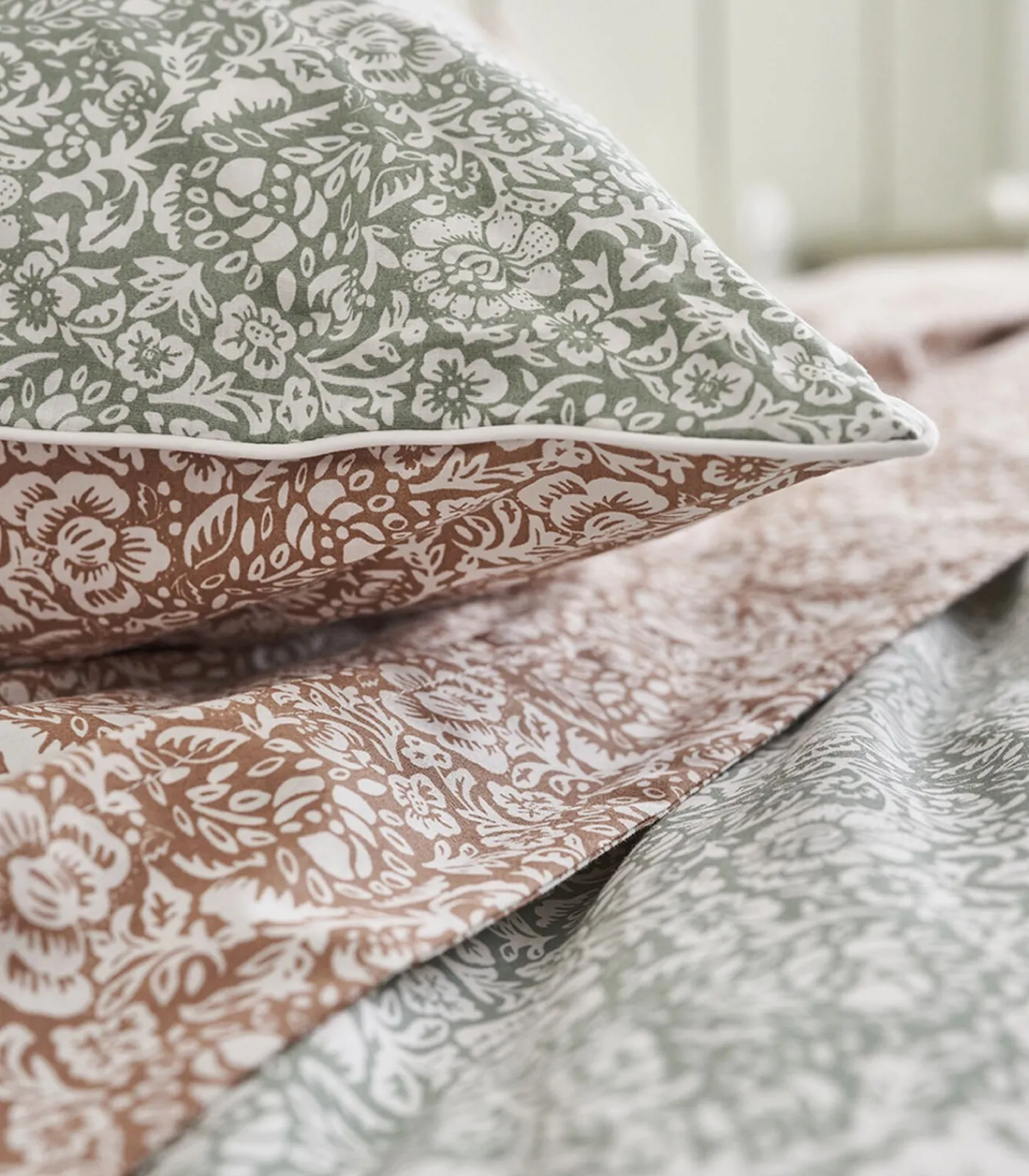 Hot Jaipur - Effen kussensloop in katoen perkal Kussenslopen