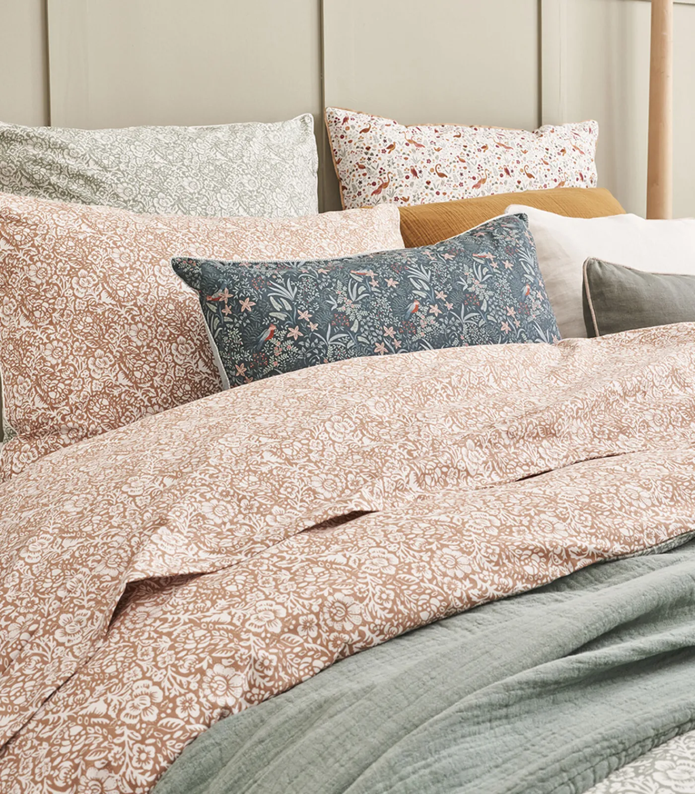 Hot Jaipur - Effen kussensloop in katoen perkal Kussenslopen