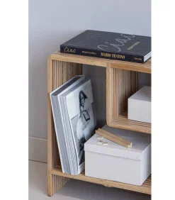 Hot Jasmijn Sidetable Recycled Teak - Naturel - 55x55x30 Tafels