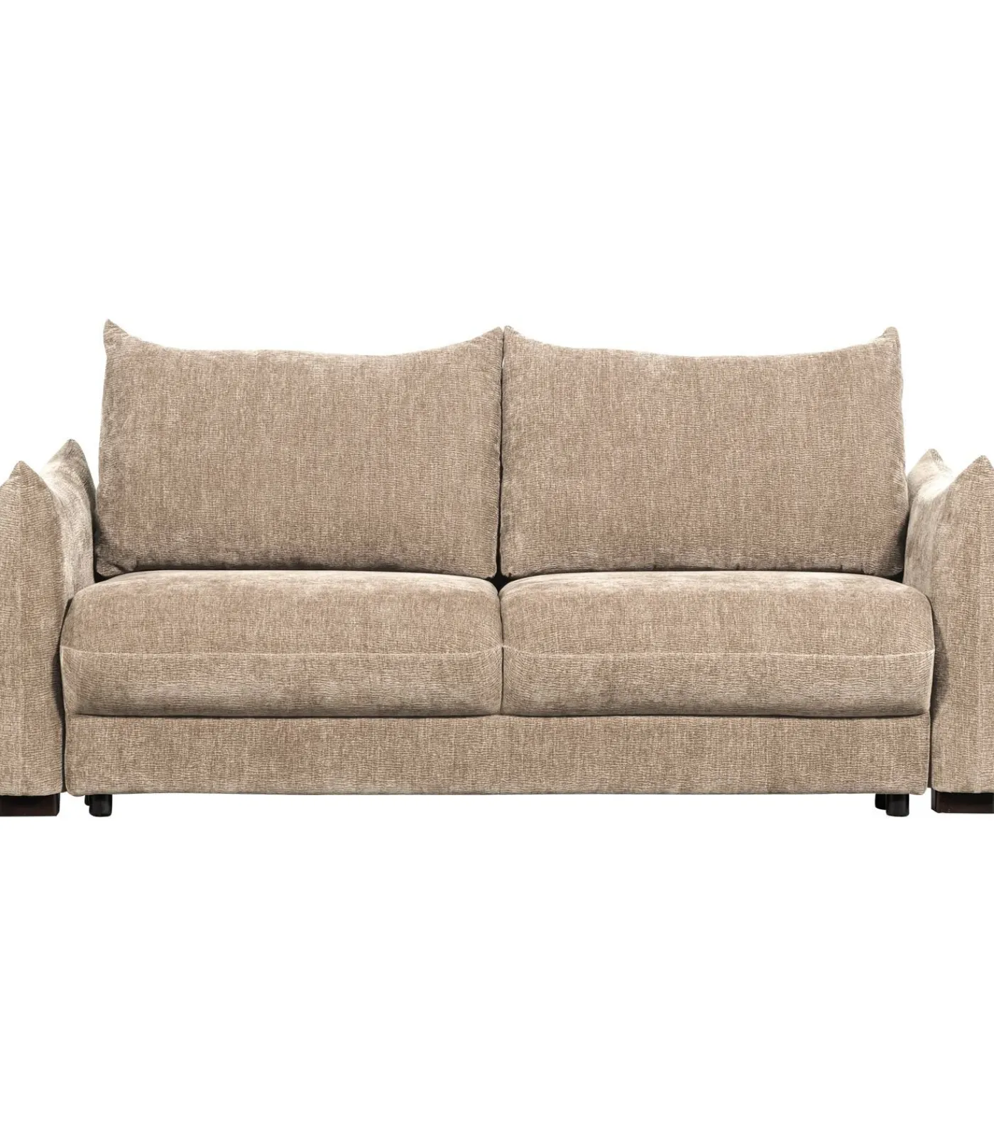 Best Jonne 3-Zits Slaapbank - Chennile - Naturel - 92x233x105 Zetels