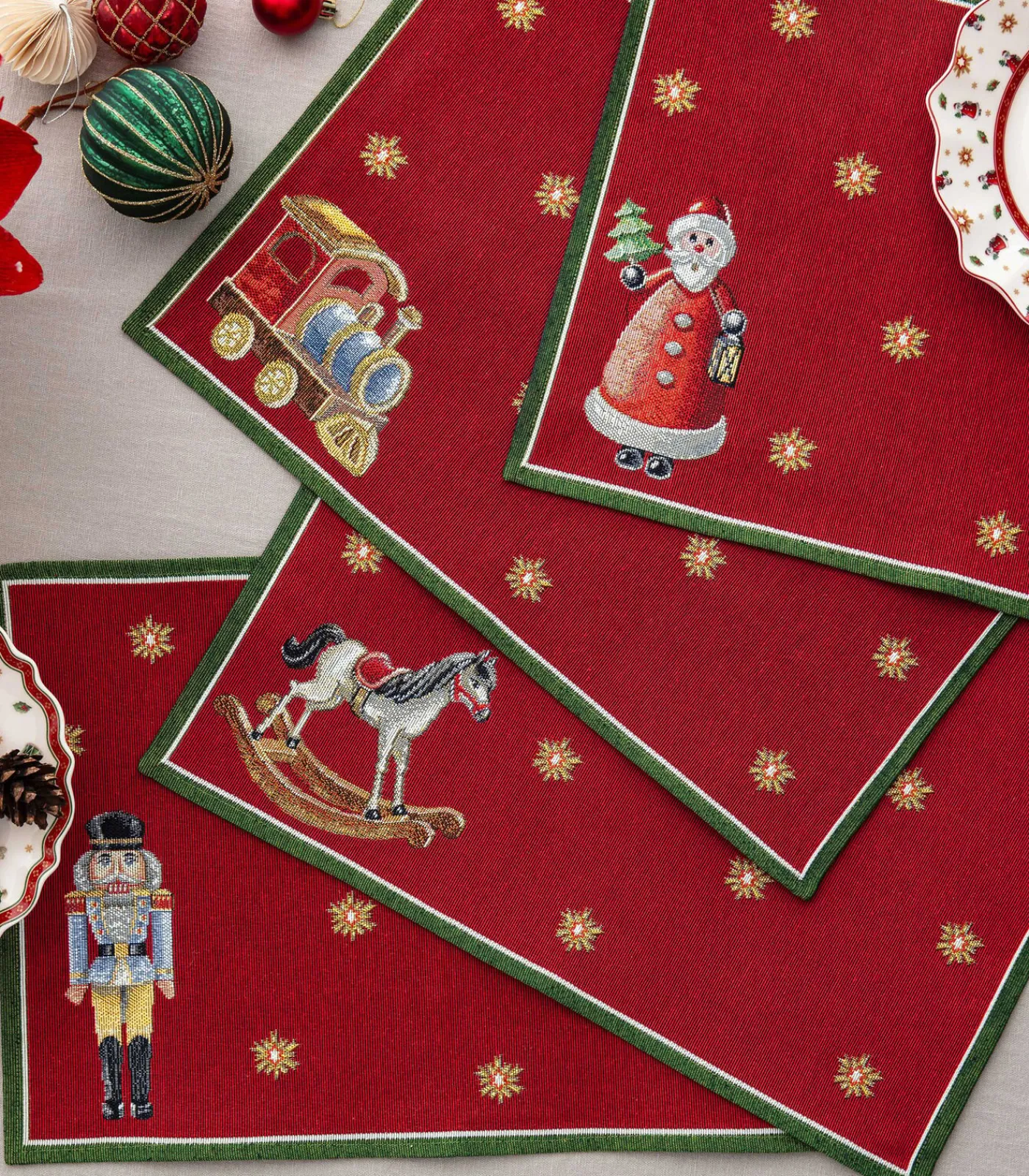 Outlet Jubileum placematset, 4-dlg. Toy's Delight Keuken- & Tafellinnen