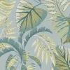 Best Jungle Leaves Lichtblauw 10mx52cm Wanddecoratie