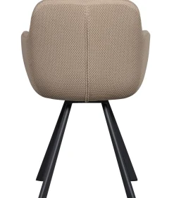Online Juno Eetkamerstoelen - Mesh - Naturel - Set van 6 Stoelen