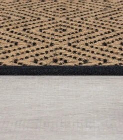 Outlet Jute vloerkleed GEMMA voor gang Tapijten