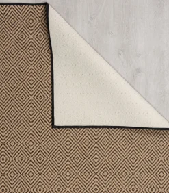 Outlet Jute vloerkleed GEMMA voor gang Tapijten