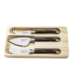 Online Kaasmessen Zwart 3-Delig Bestek