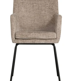 Hot Kam Eetkamerstoelen - Polyester - Zand - Set van 6 Stoelen