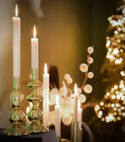 Clearance Kandelaar Dazzle Medium - Goud - Ø10cm Kaarsen & Kaarshouders