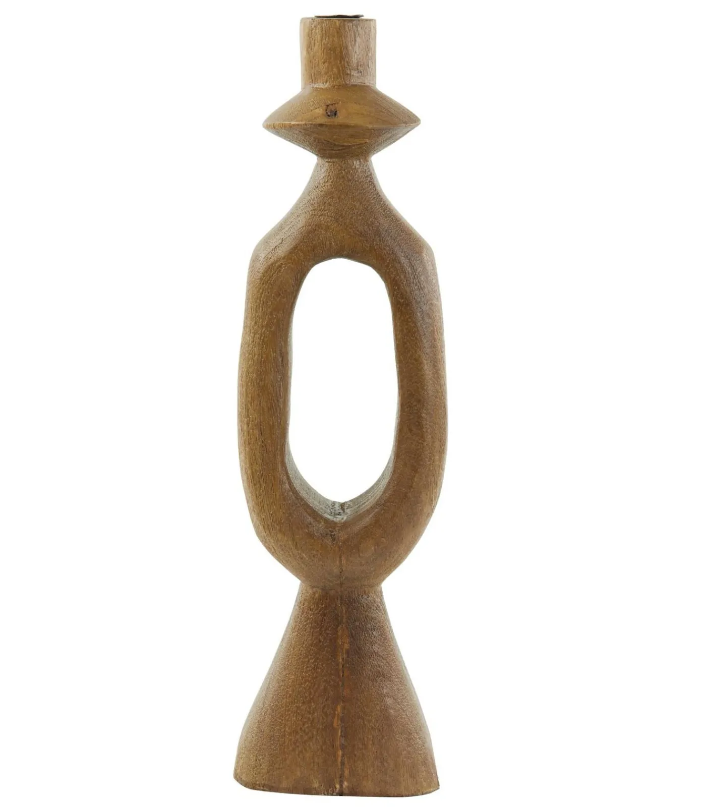 New Kandelaar Django - Donkerbruin - 14x14x50cm Kaarsen & Kaarshouders