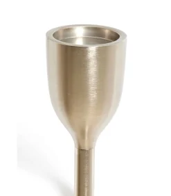 Kandelaar Velez - Mat Zilver - Ø13x77cm Kaarsen & Kaarshouders