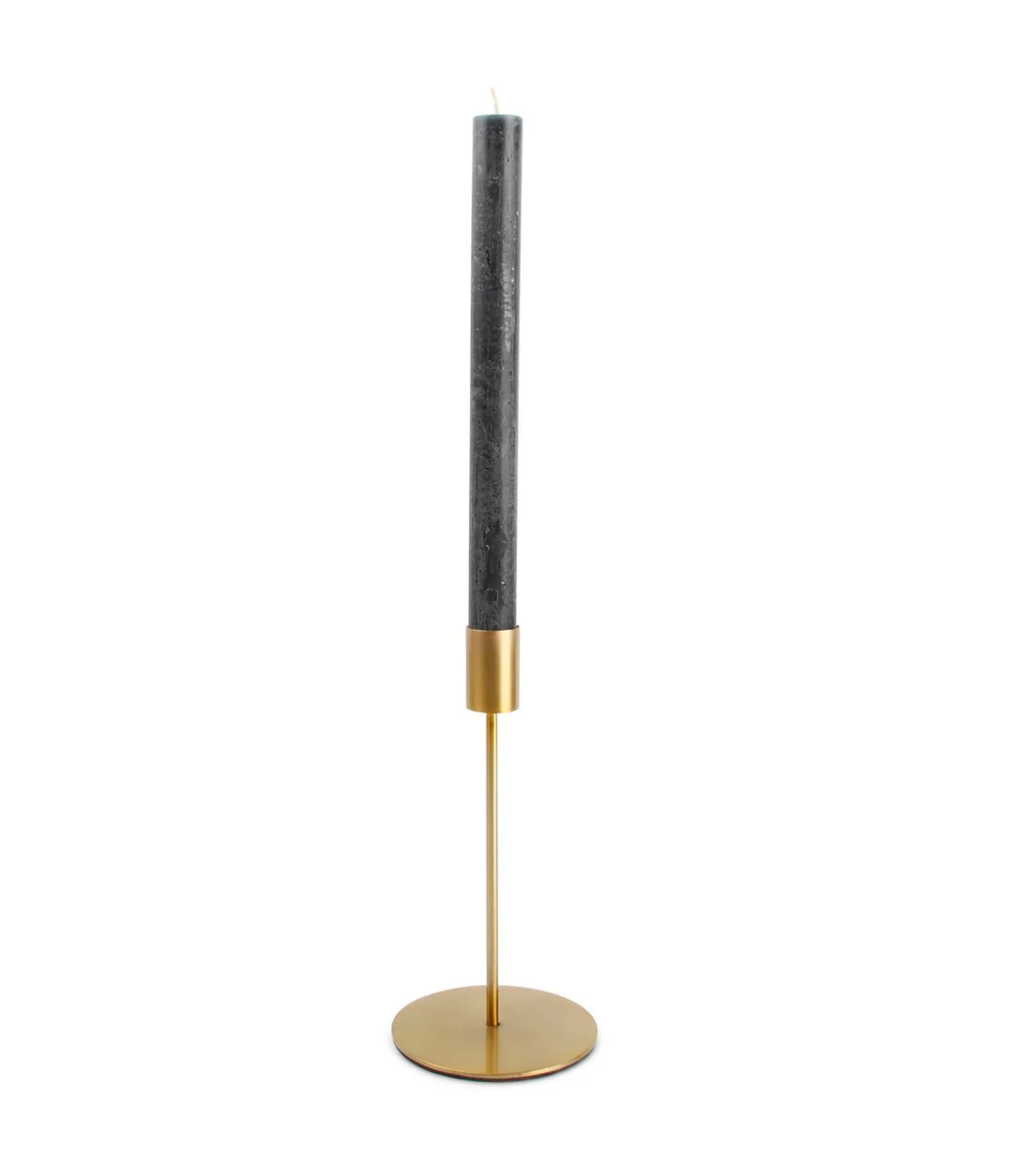 Discount Kandelaar 10xH20cm metaal goud Pillar Kaarsen & Kaarshouders