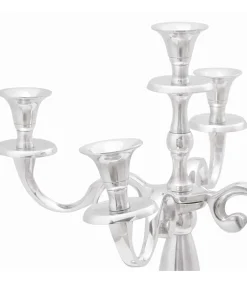 New Kandelaar Zilver 39 x 39 x 60 cm Aluminium Kaarsen & Kaarshouders