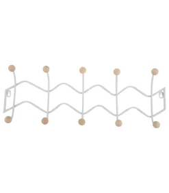 Hot Kapstok Double Zig Zag - Wit - 61x6.5x20cm Organiseren