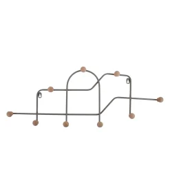 Hot Kapstok Mace - Lichtgrijs - 71x4x27cm Organiseren