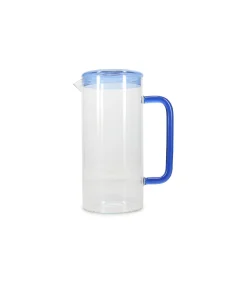 Online Karaf 120cl met deksel blauw Cruse Glazen & Karaffen