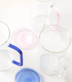 Online Karaf 120cl met deksel blauw Cruse Glazen & Karaffen