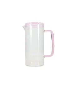 Clearance Karaf 120cl met deksel roze Cruse Glazen & Karaffen