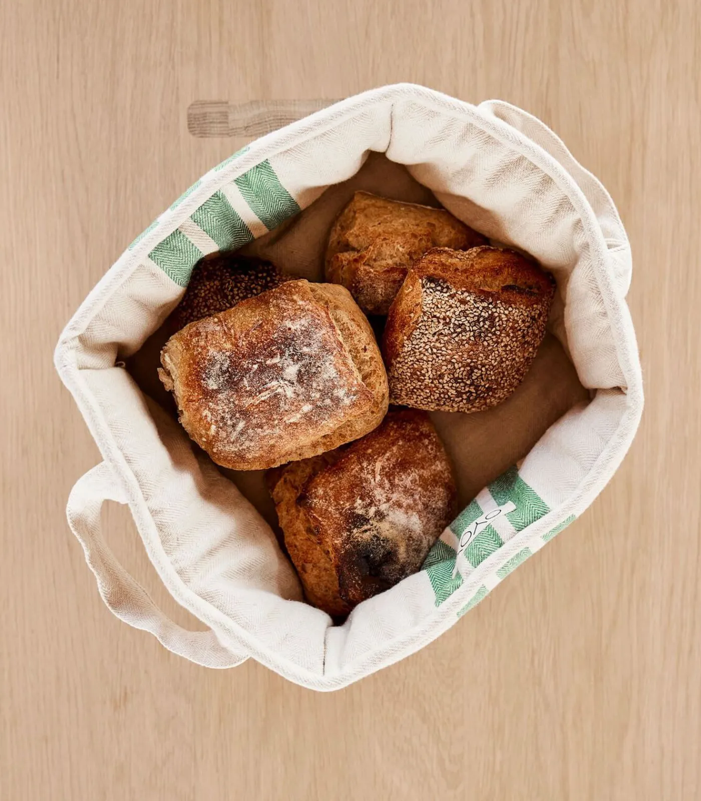 Outlet Katoenen broodmand Keukenaccessoires