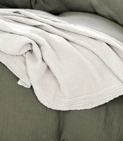 Online Katoenen sprei van gaas, NATUURLIJK RELIÃ‹F Bedspreien